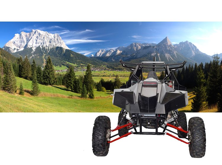 Jeep WRANGLER Polar Mountain Hood Decal Stickers 1 Pair SH-108