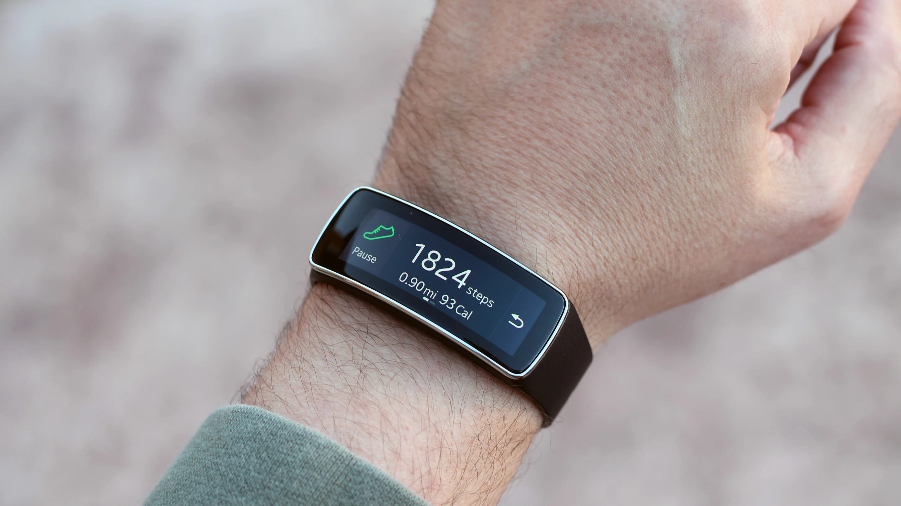 The Fit also serves as an all-day pedometer, running in the background (even while you track individual workouts)