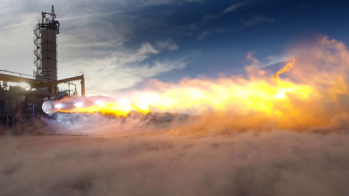 Testing of Blue Origin's BE-4 rocket engine