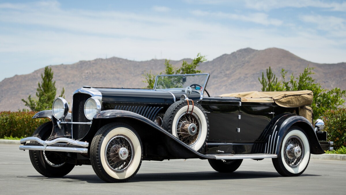 The Duesenberg Model J was, without question, the ultimate luxury automobile of its day. Admired, respected, and coveted by knowledgeable collectors and Duesenberg authorities, this unrestored Model J is one of the most charismatic examples in existence, possessing a rich history, known provenance, and elegant open coachwork by Murphy. Auctioneer's Estimate: US$1,350,000 - $1,750,000 Official Auction Description and Images Photo: Mike Maez.