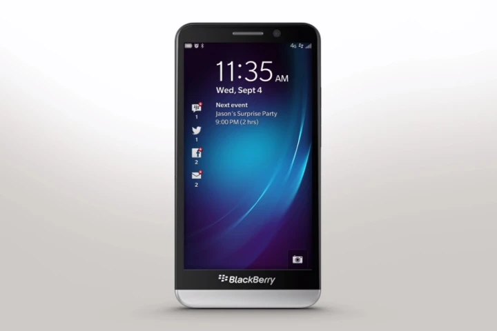 BlackBerry's latest smartphone - the Z30