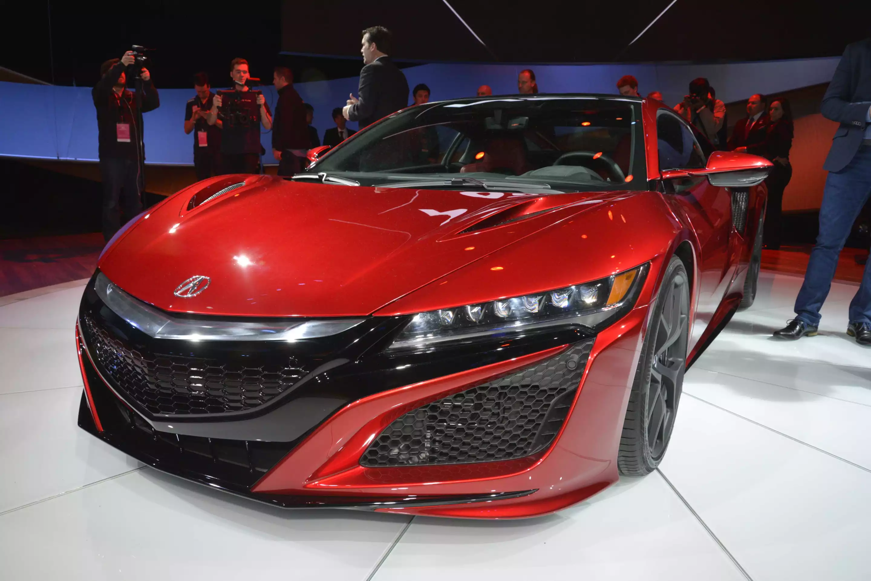 The production spec Acura NSX Version 2.0