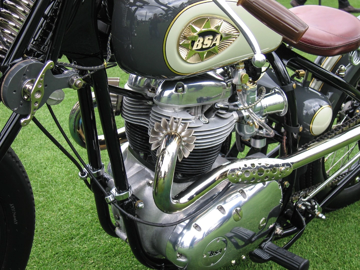 This BSA was one of the show finishers at the Quail Motorcycle Gathering