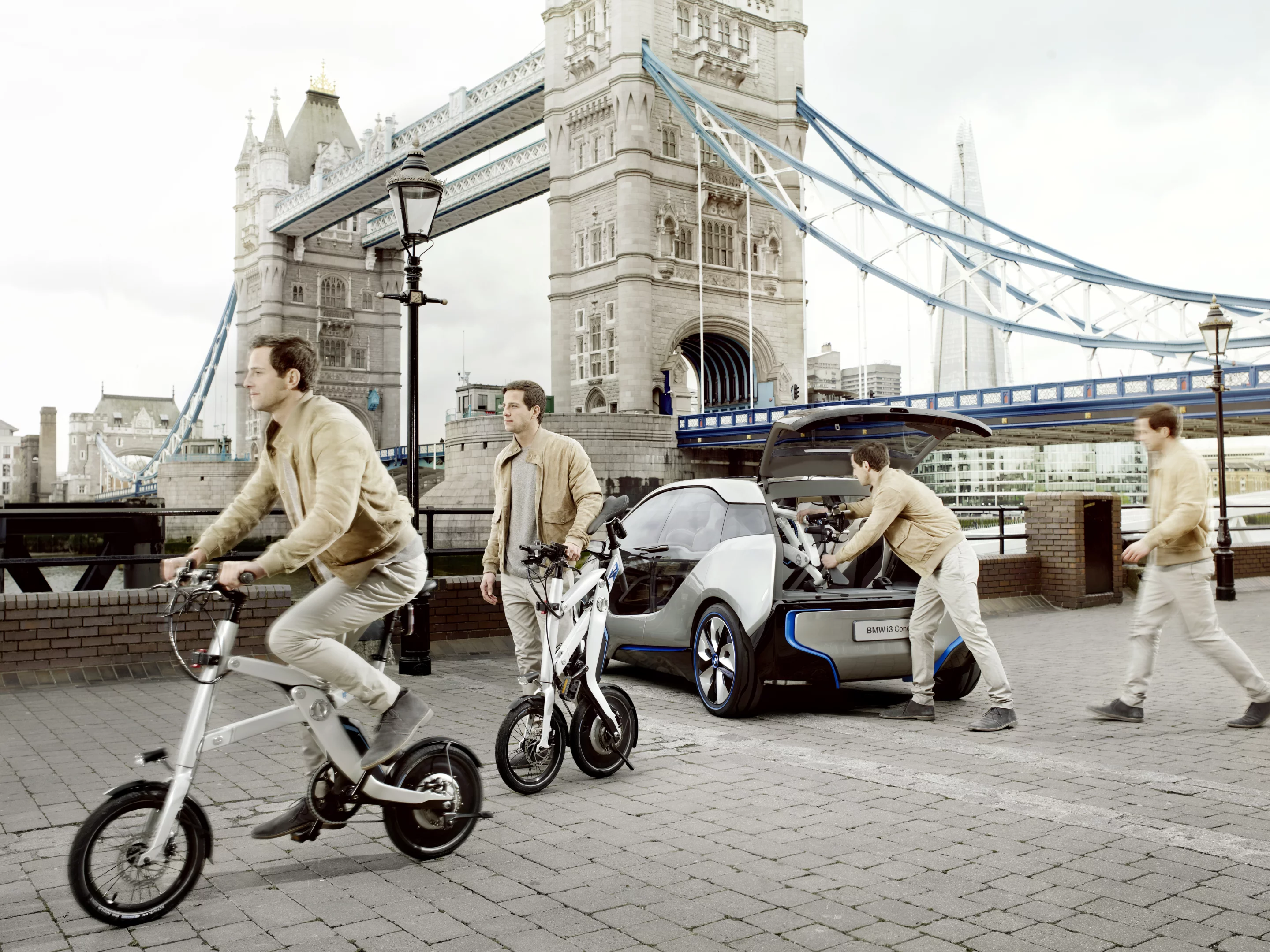 BMW has unveiled a new pedal-electric bike concept named i Pedelec, ahead of the grand opening of its first i Store in London