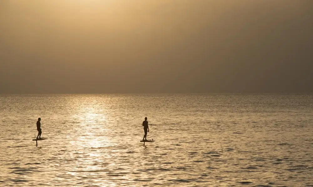 Even after becoming accustomed to the look of hydrofoil surfboards, they can still make you do a double take