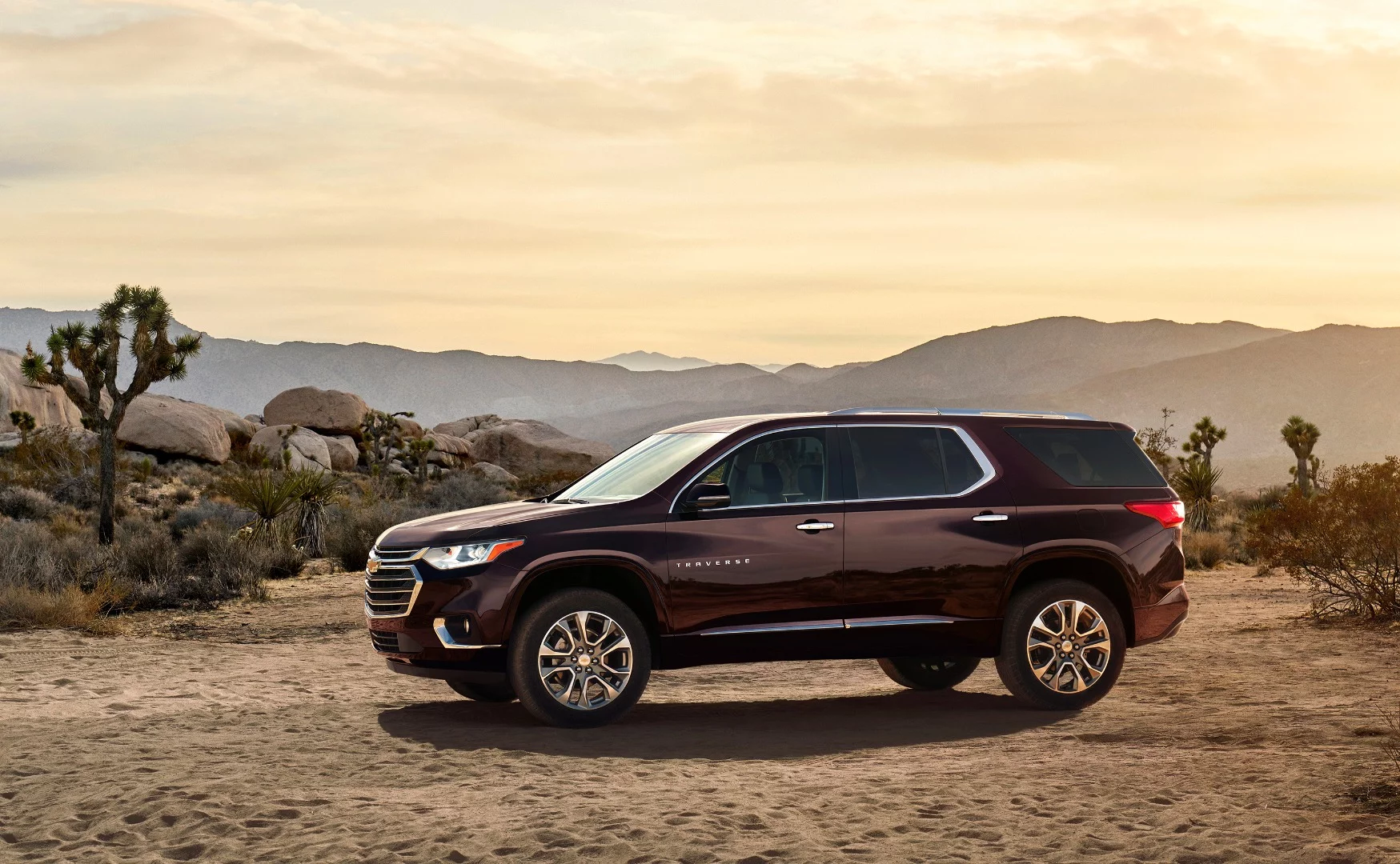 The new Traverse definitely looks more confident on the dirt than its predecessor