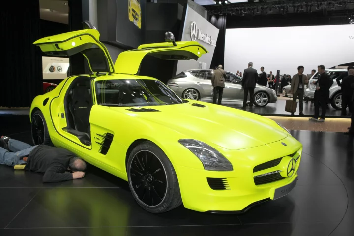The Mercedes-Benz SLS AMG E-Cell