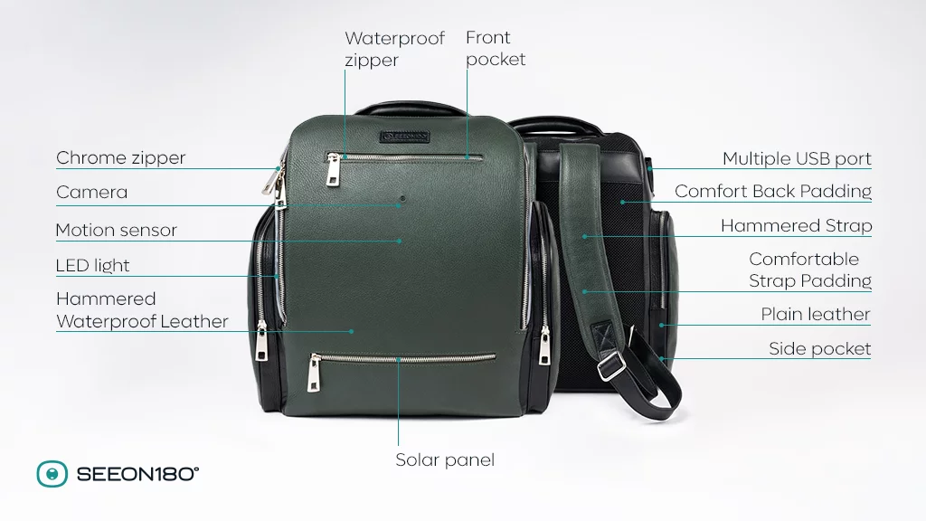The Seeon 180° Backpack is packed with features