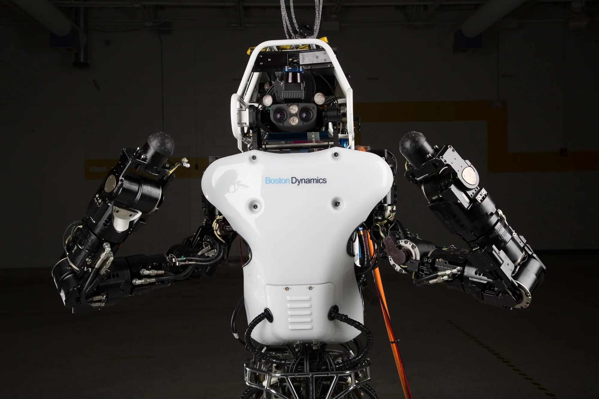 The redesigned Atlas robot has an on-board lithium-ion battery (Image: DARPA)