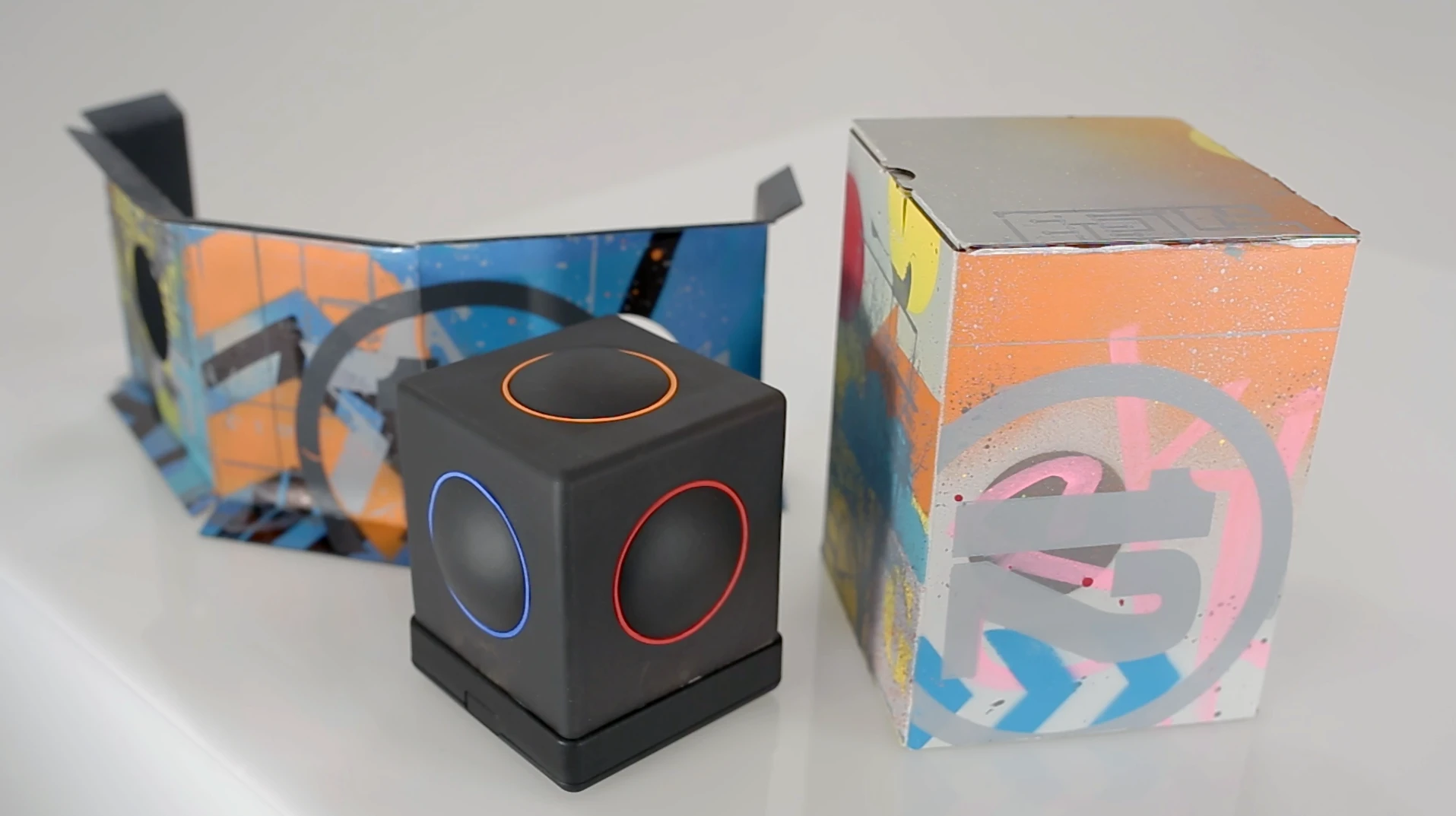 Special screen-printed and stenciled packaging designed by Spencer Whiting is available to Indiegogo backers