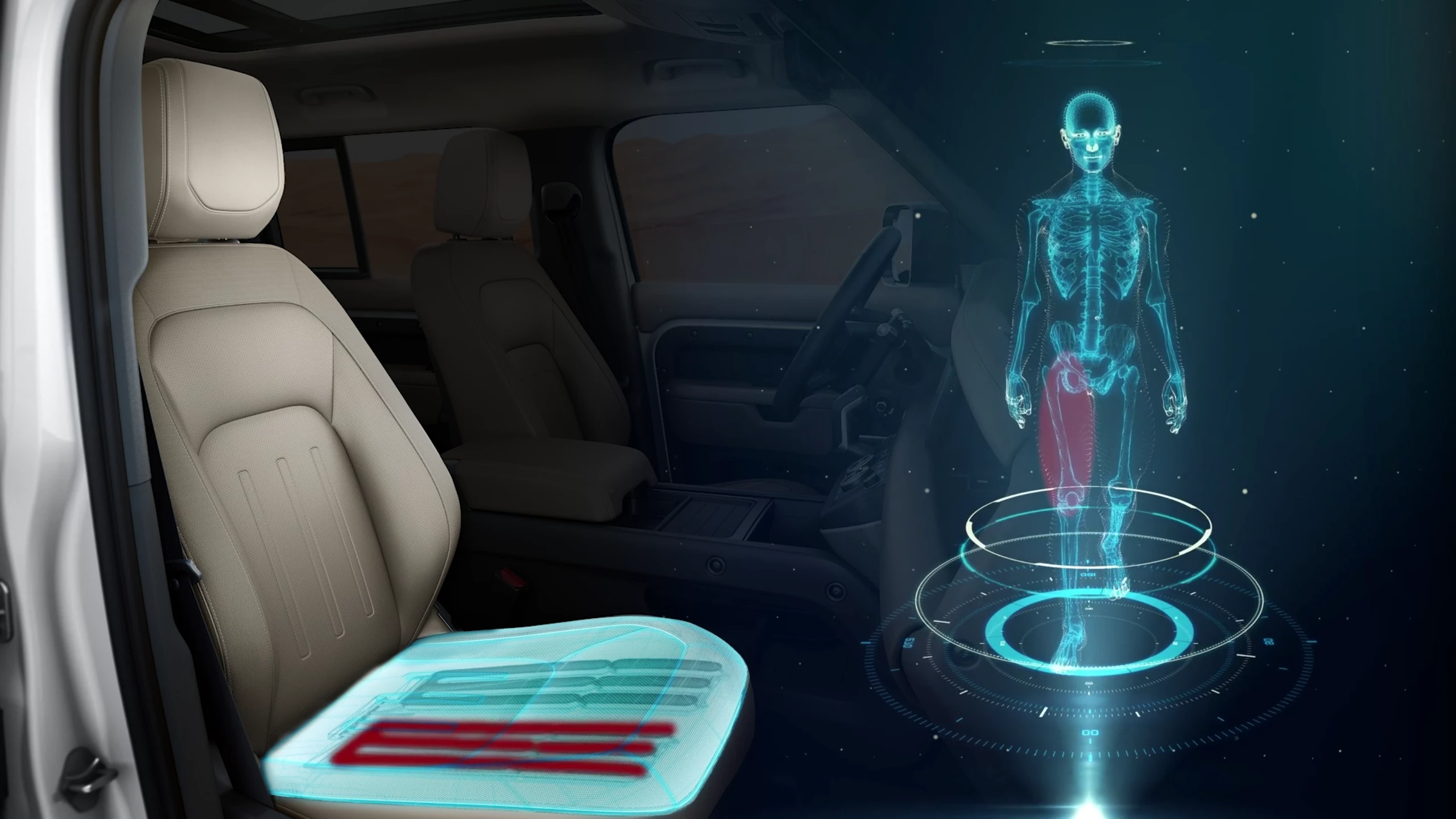 The "morphable" seat will provide continuous motion on long journeys to fool your body into thinking it's moving