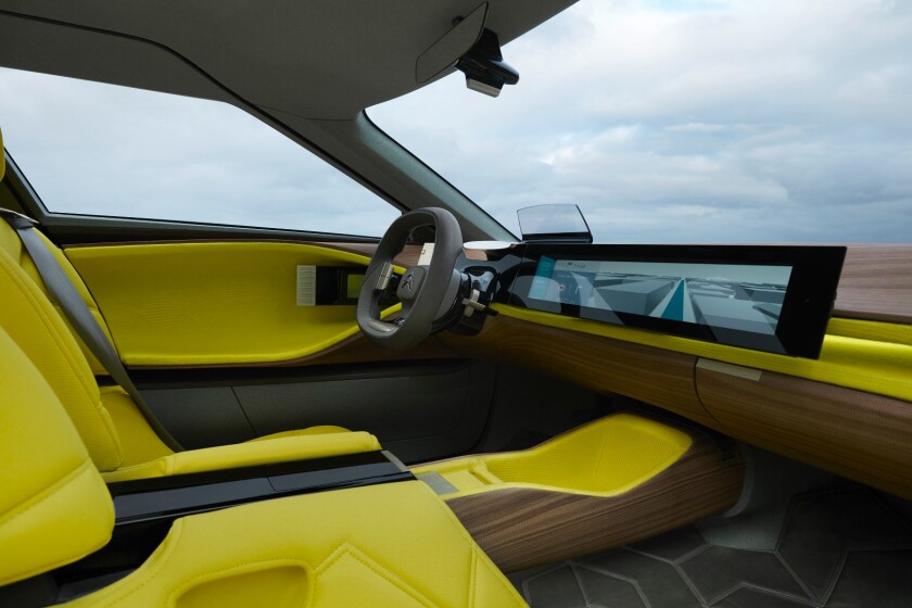 A 19-inch touchscreen in a 16:3 aspect is the hub for most of the CXperience Concept's infotainment