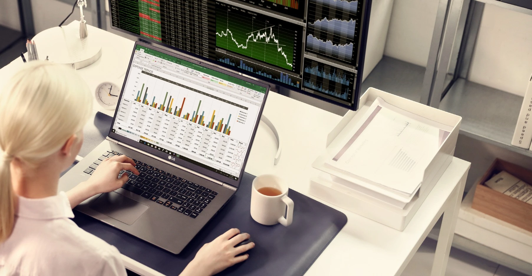 The LG gram 17 is pitched at prosumers and business users