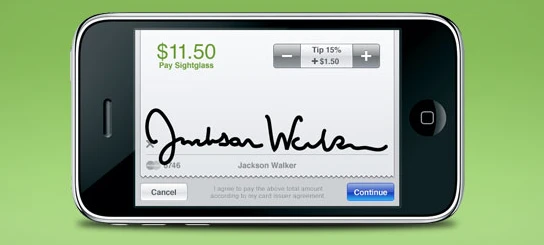 Sign here, please