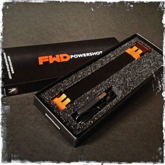 The FWD Powershot in its packaging