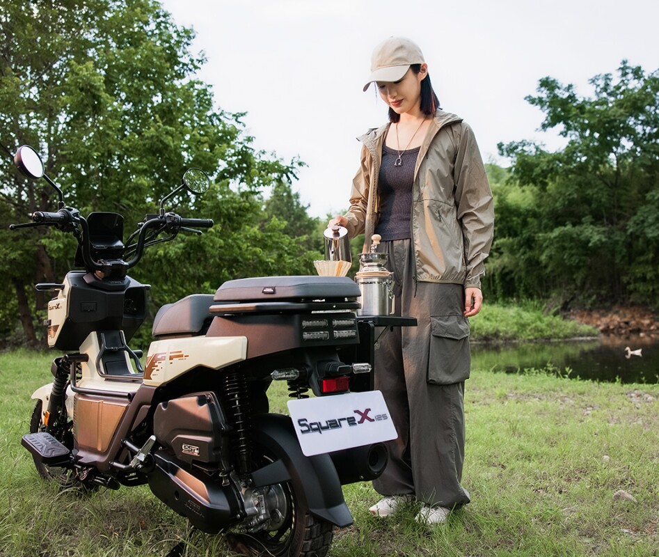 Honda's latest adventure scooter comes with a folding table