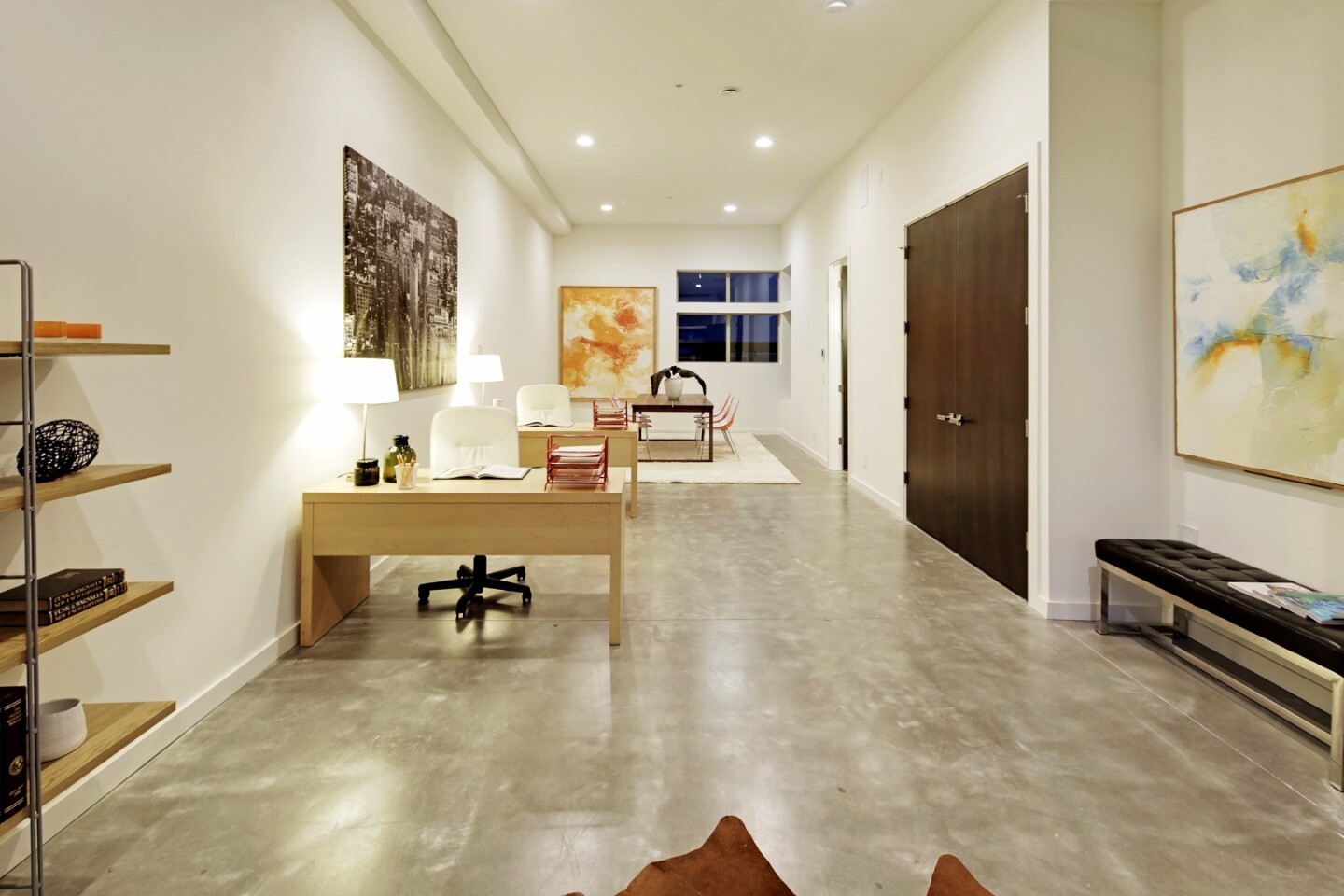 The ground floor office / retail space is large and open-plan