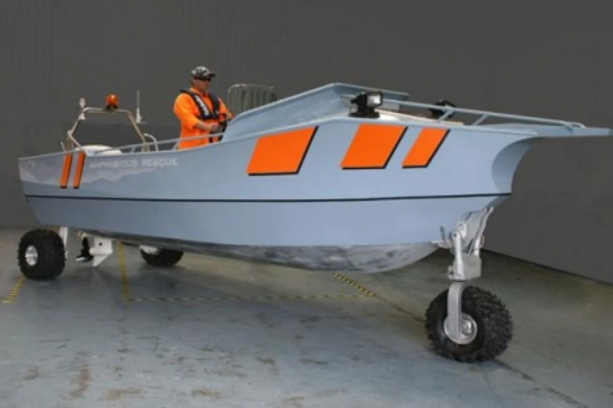 The New Sealegs Amphibious Rescue Craft