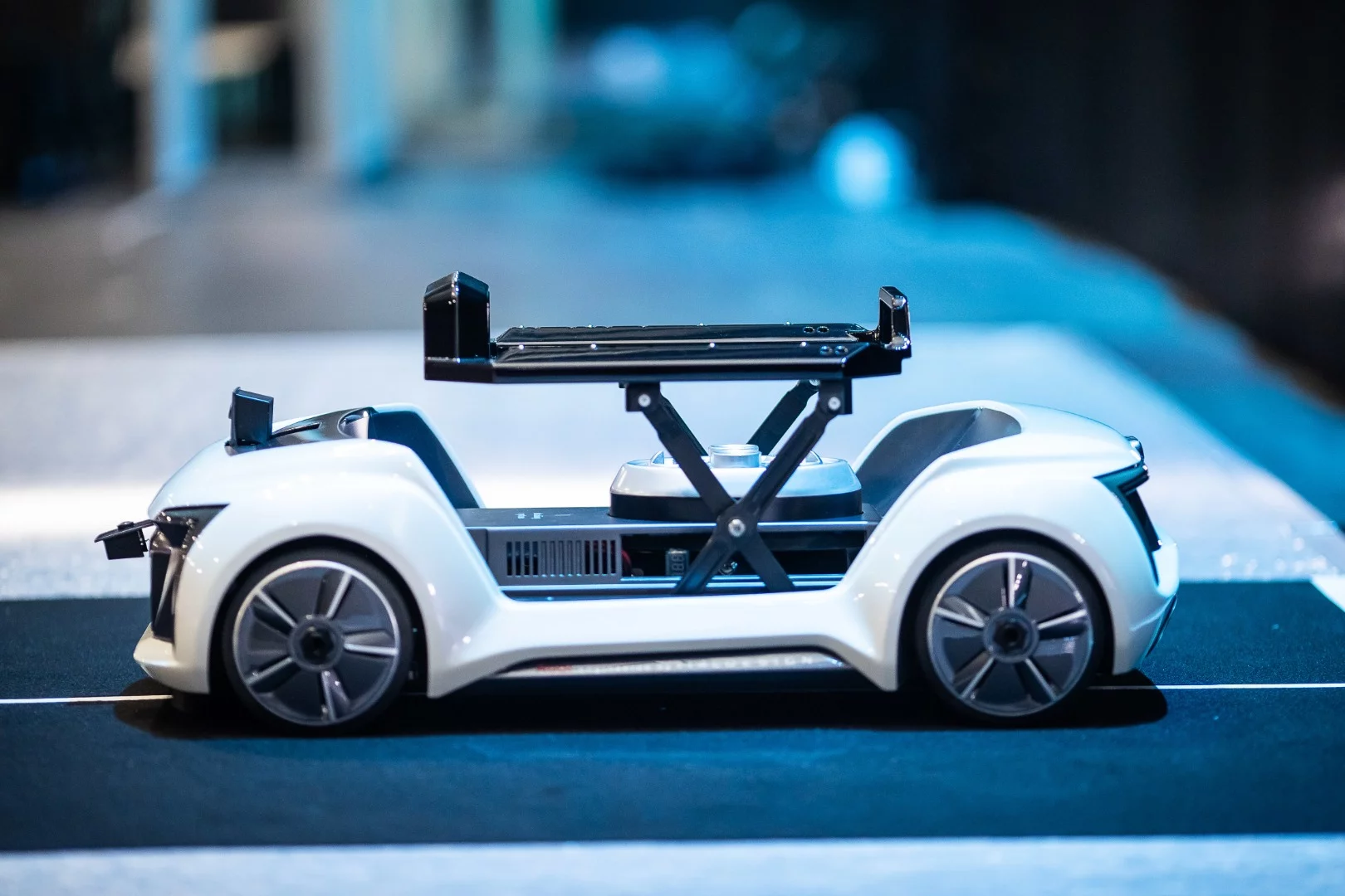 Part-drone, part-self-driving electric car, Audi is this week carrying out the first public demonstrations of its Pop.Up Next concept, albeit at just a quarter of the size the finished product