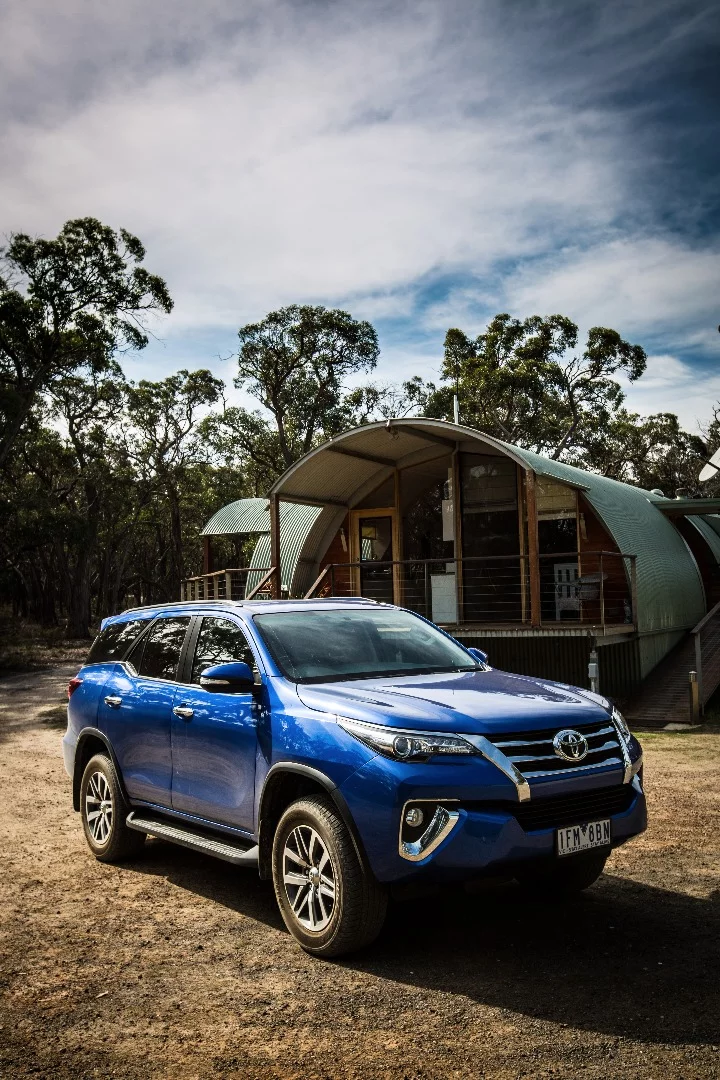 The Fortuner has a switchable low-range four wheel drive system