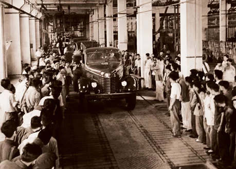 Archived image from the floor of FAW plant (Image: FAW)