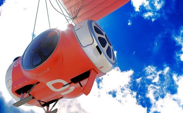 The World View balloon capsule lifts free of Earth (Photo: World View Enterprises)