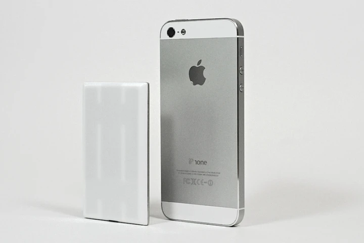 Nova is a portable flash made to work the iPhone