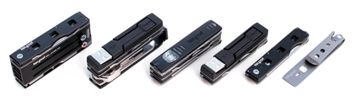 The thinking behind the Anywhere Tools system from Nevada’s Keyport is that mutli-tool users should be able to carry as little or as much as they need