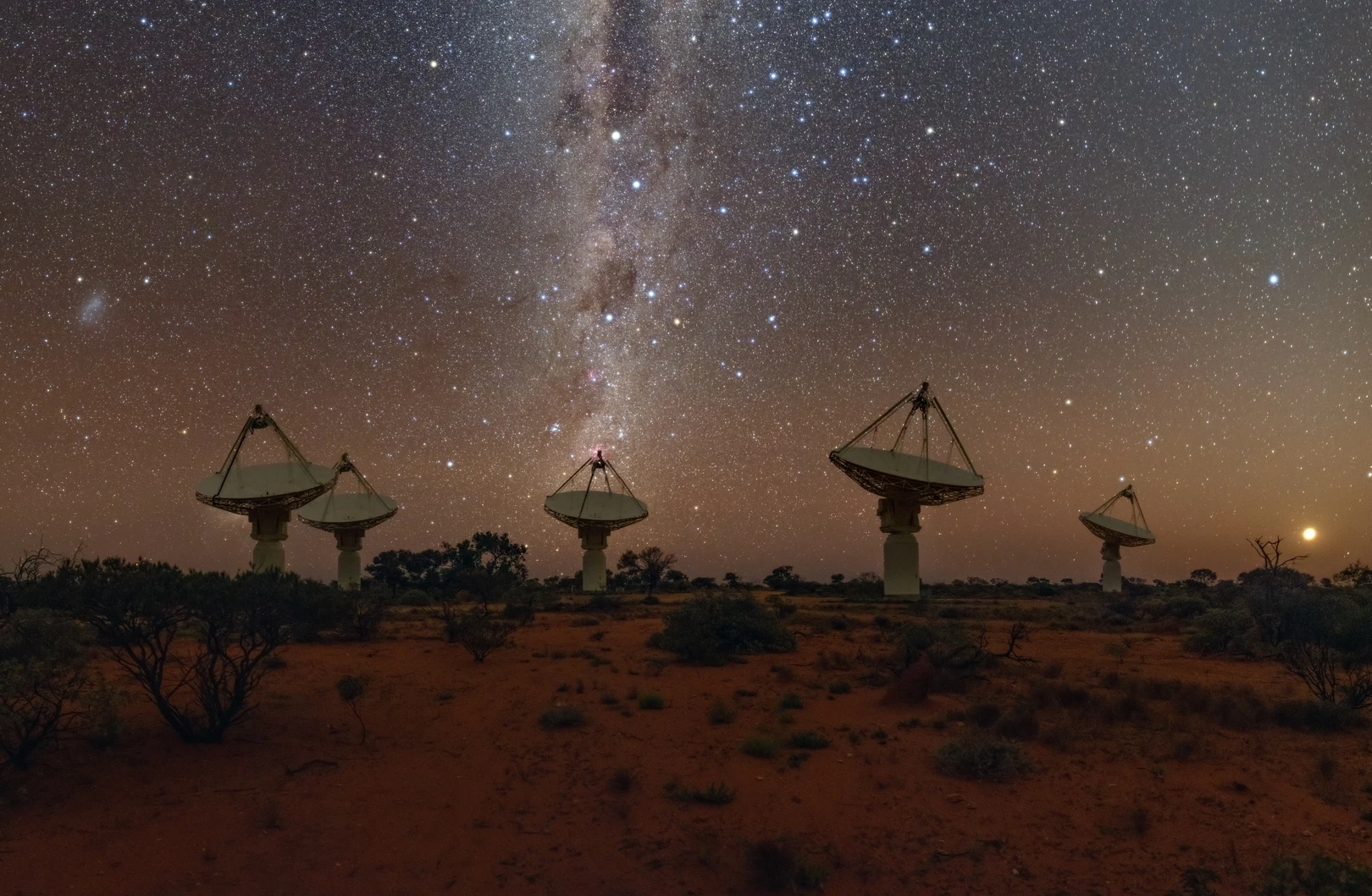 The ASKAP radio telescope in Western Australia pinpointed the location of a mysterious radio signal from space