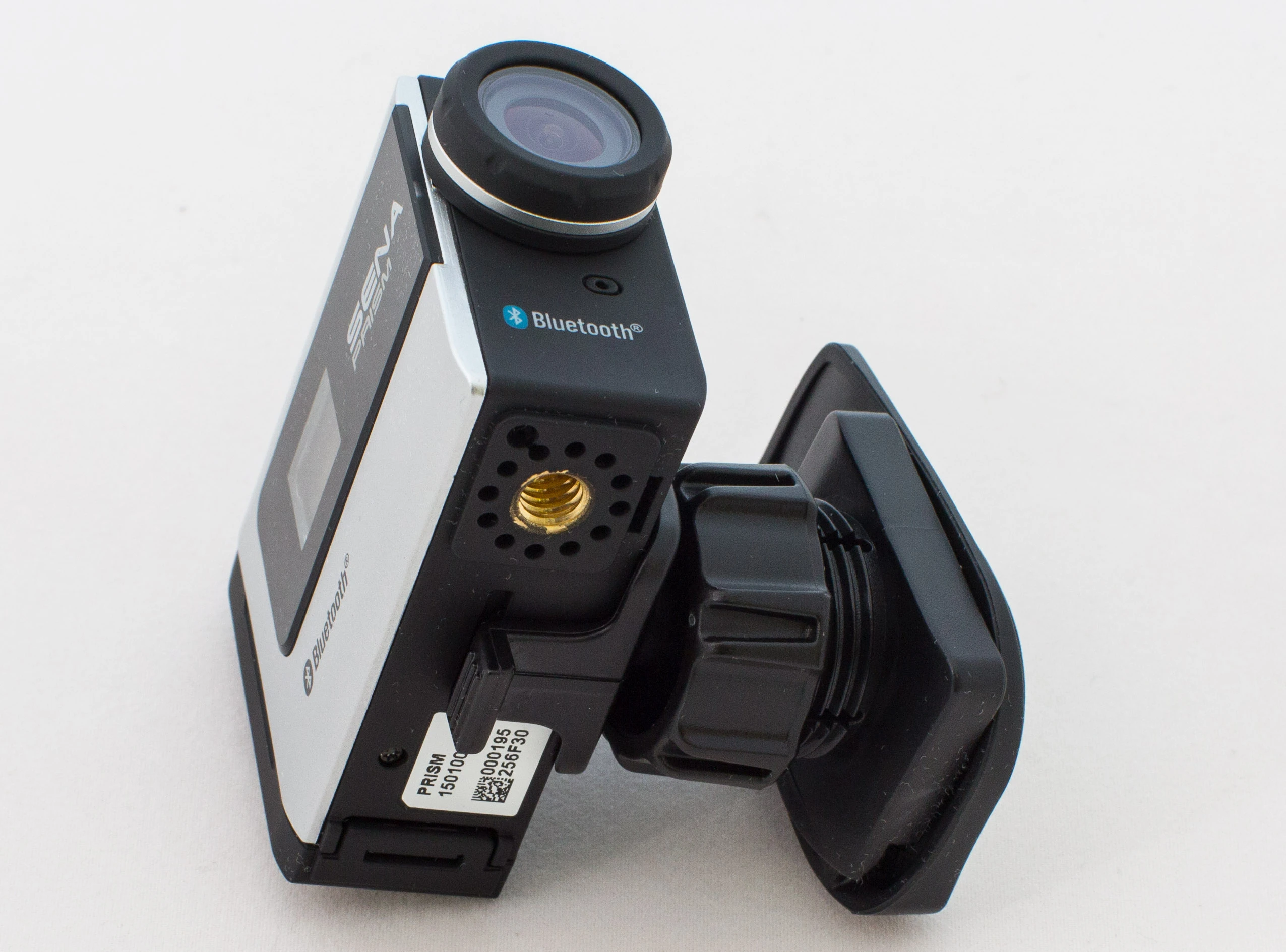 Sena Prism: ball head helmet mount (Photo: Loz Blain/Gizmag.com)