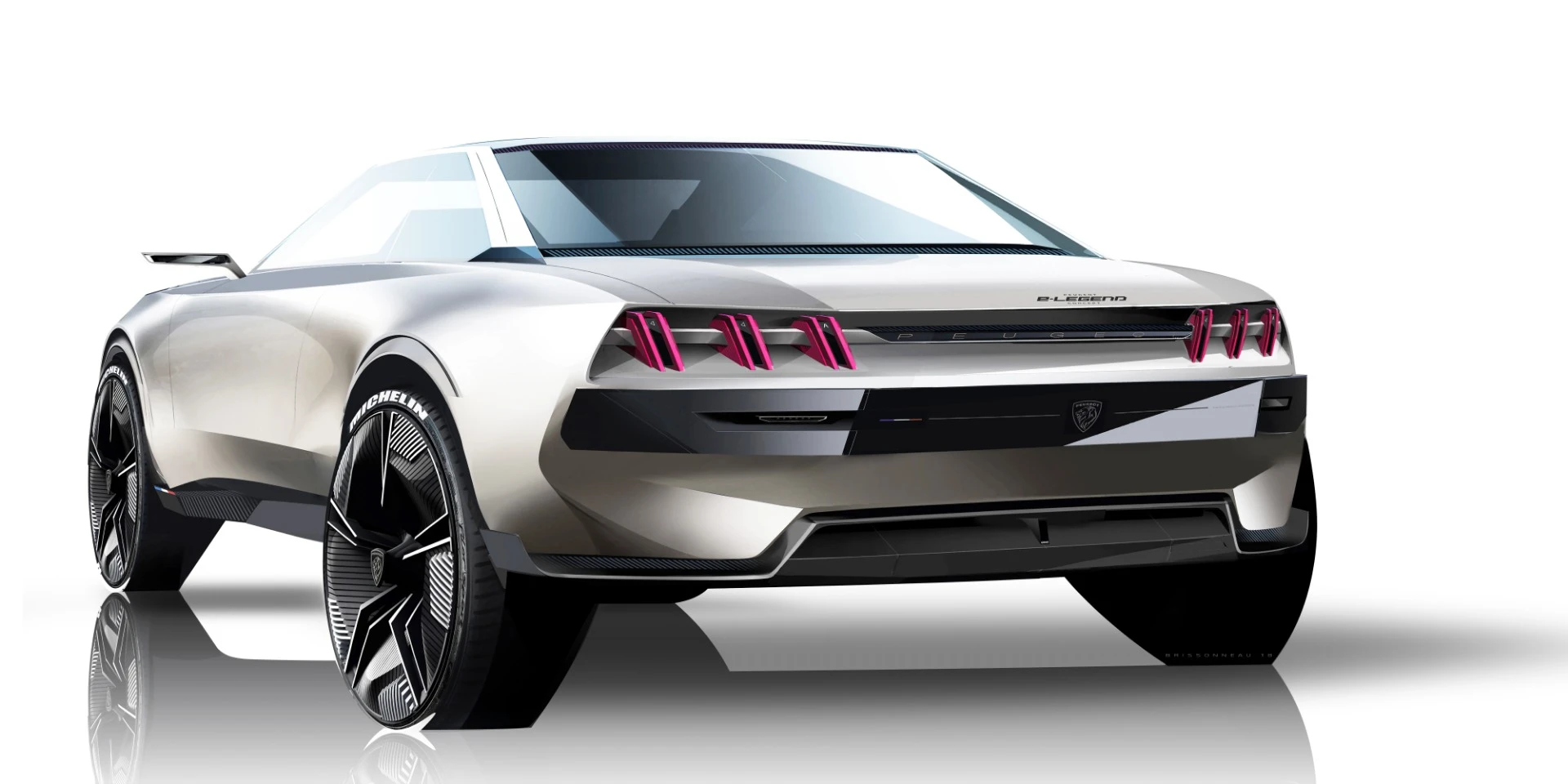 Peugeot e-Legend sketch