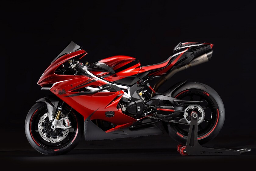 The MV Agusta F4 LH44 is based on the F4 RC race-spec superbike