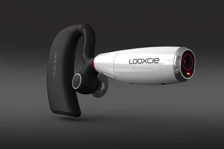The Looxcie Bluetooth camcorder records everything the wearer sees and can also share live content with friends and family via a smartphone app