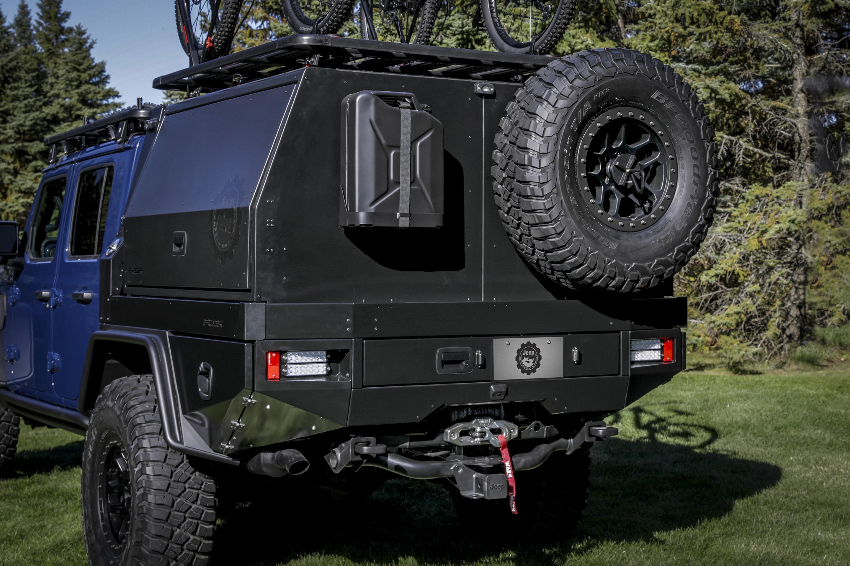 The Top Dog's PCOR canopy is a custom design and is different from the 1/2- and 3/4-length canopies it offers on the US market