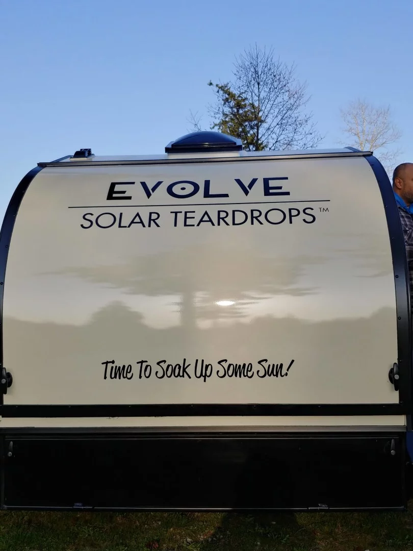 Evolve's "solar teardrops" name seems like a smart one, combining two trendy themes of modern outdoor living
