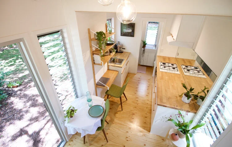 View of the Swallowtail's kitchen