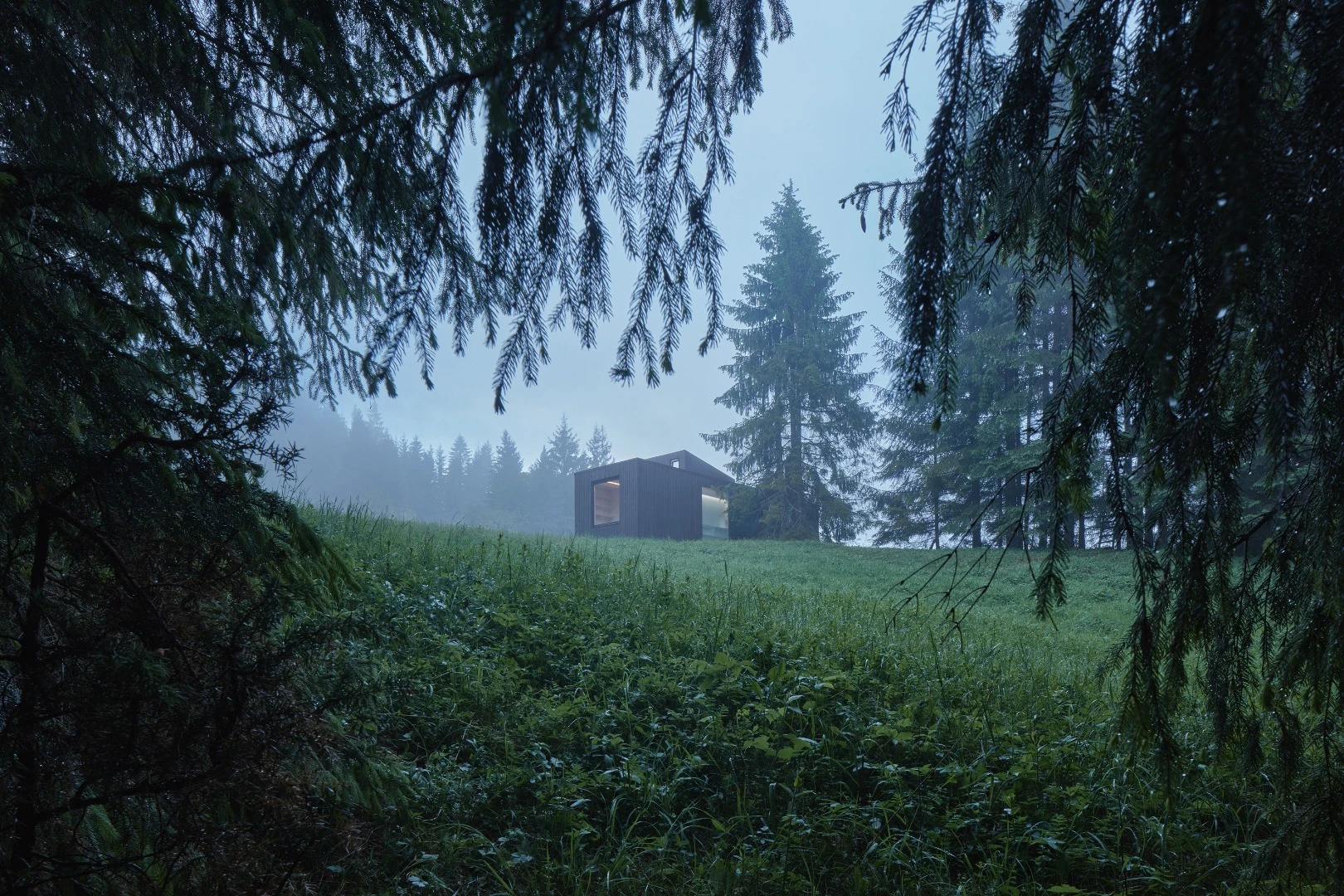 The Into the Wild cabin, by Ark Shelter