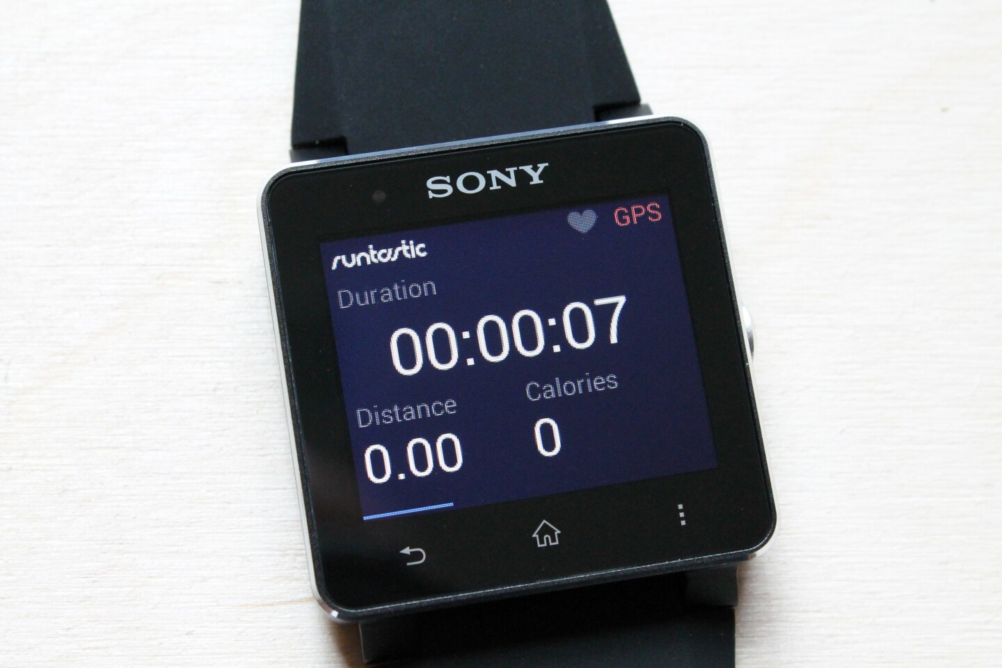 You can track your Runtastic workout on your wrist