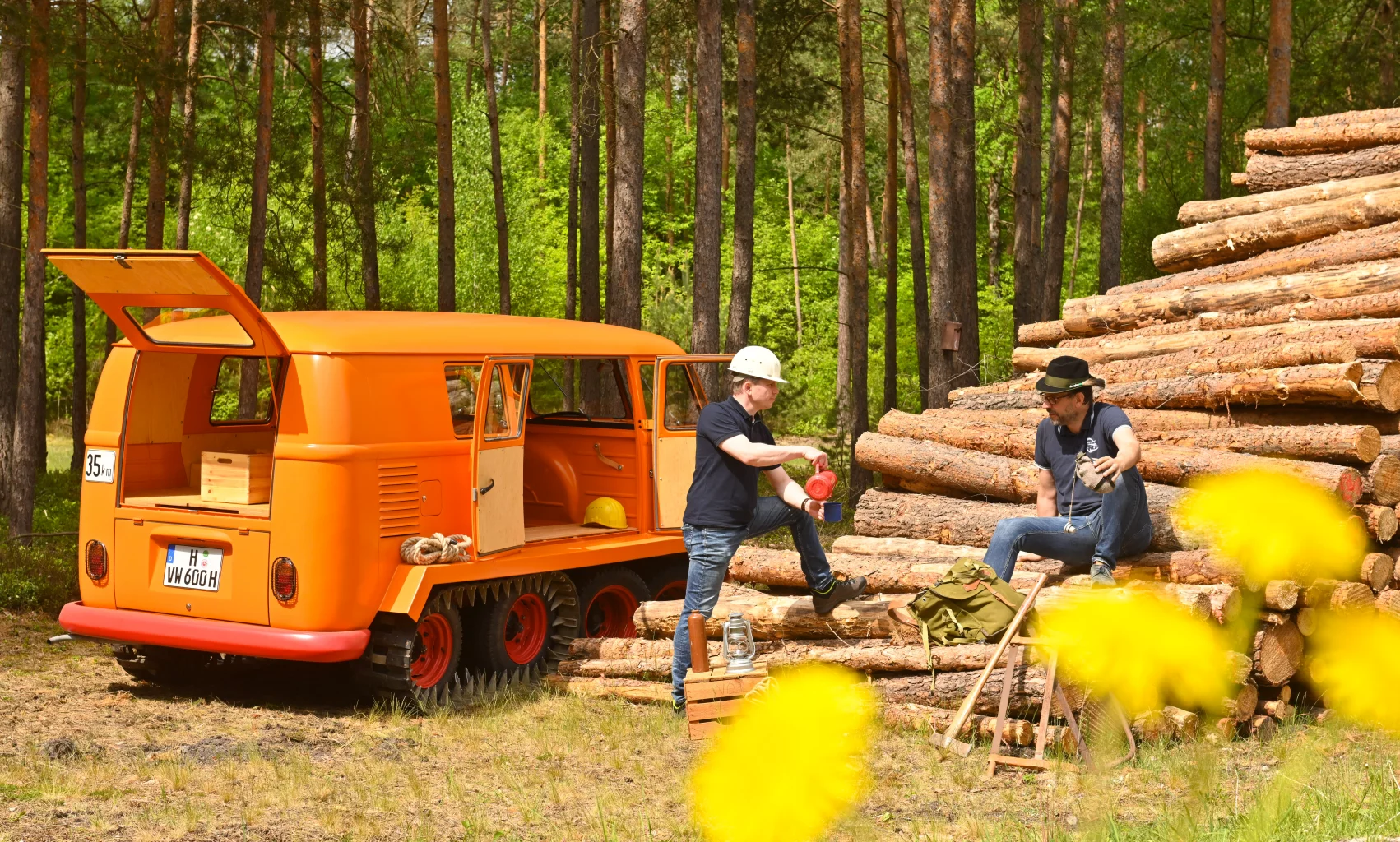 The Half-track Fox was originally envisioned as a capable mountain vehicle for both work and play