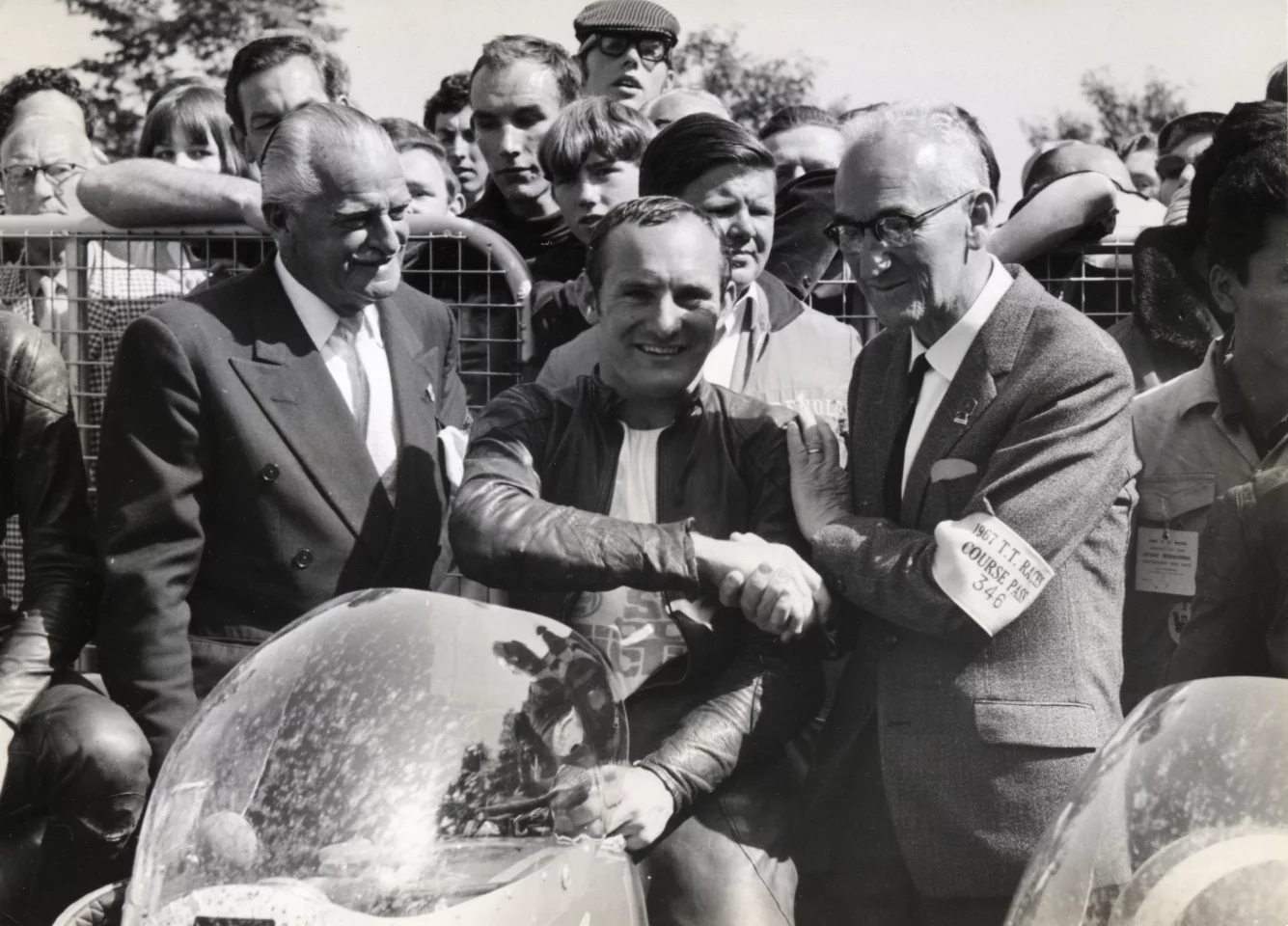 Honda's 1967 RC181 DOHC 500cc Four-cylinder racing bike as ridden by Mike Hailwood, set the TT lap record in 1967