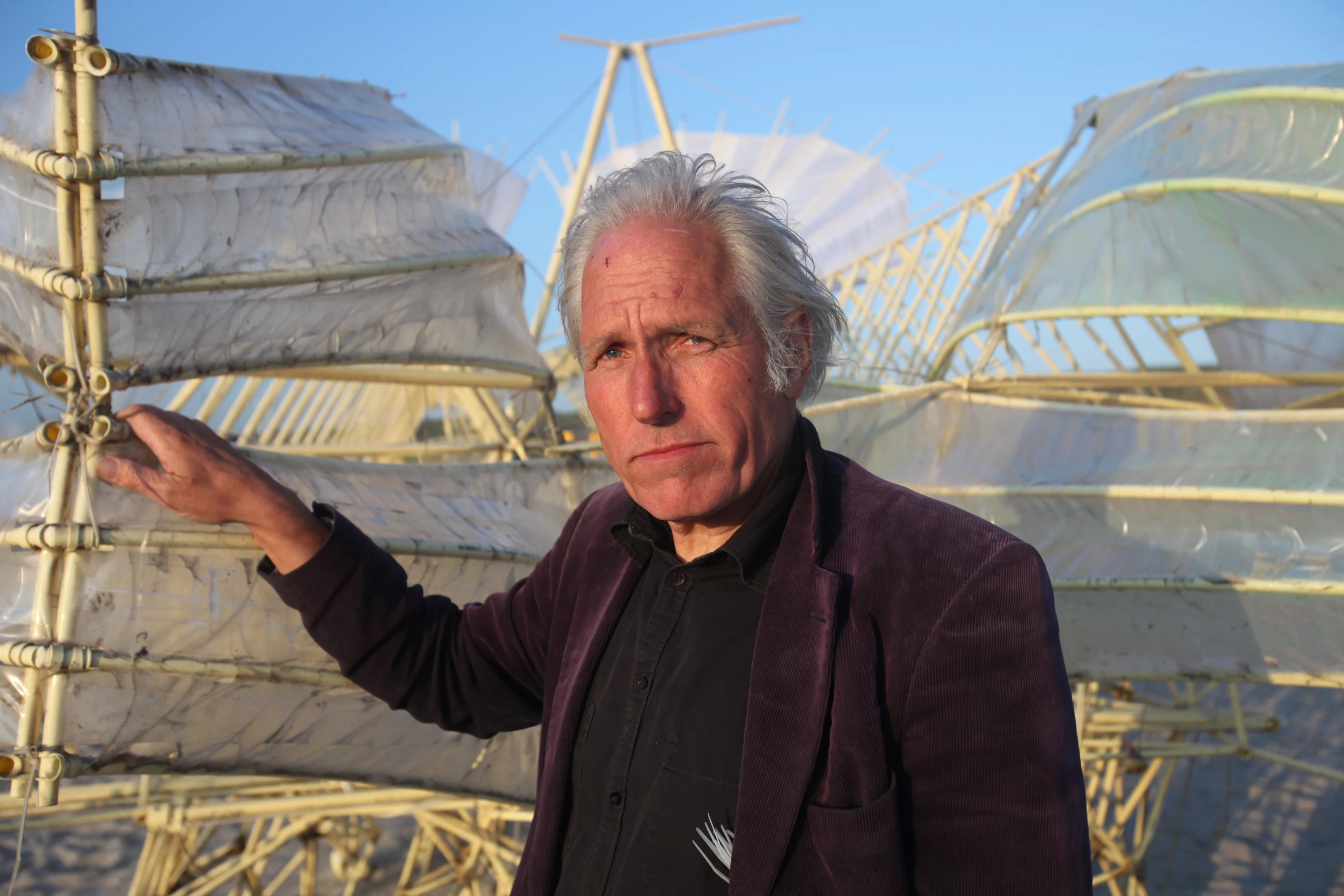 Theo Jansen the artist and engineer behind the Strandbeests (Photo: Theo Jansen)