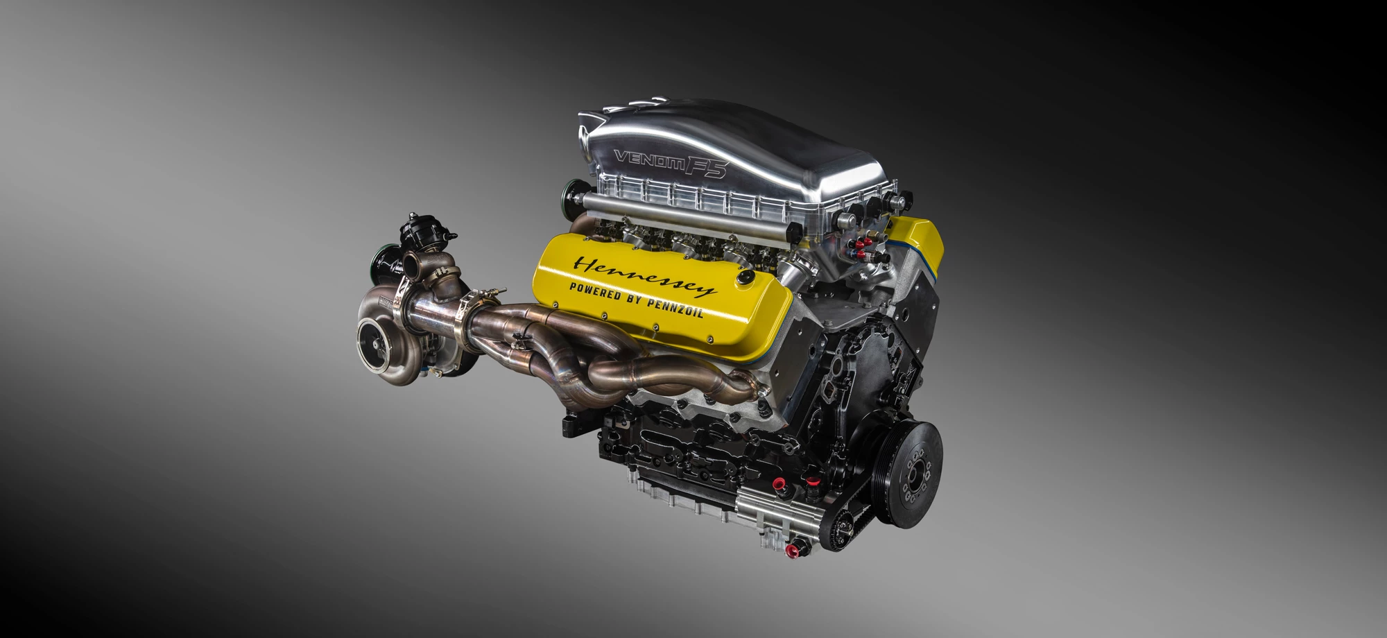 Hennessey calls this engine the "Fury," and has dyno tested it at more than 1,800 horsepower