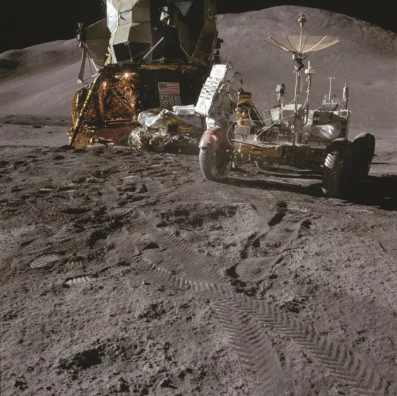 The pouch was carried on the Apollo 15 mission