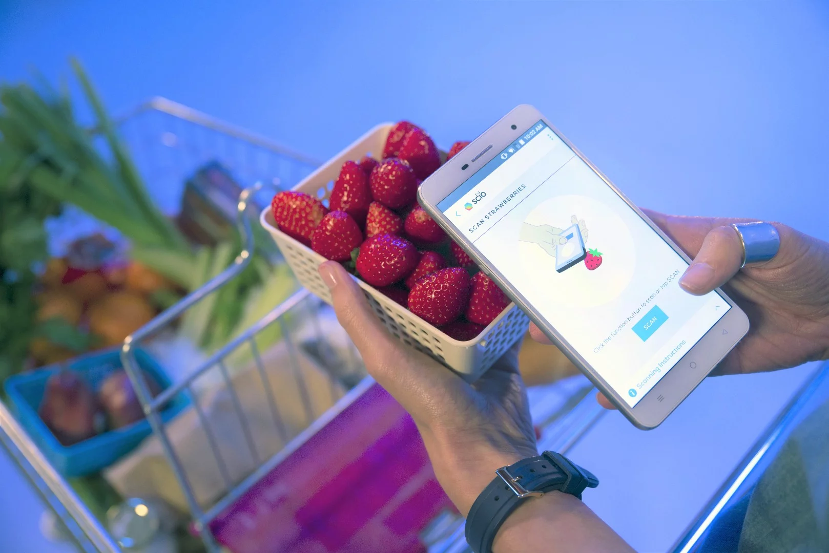 The Changhong H2 could reportedly be used to measure the sweetness of strawberries