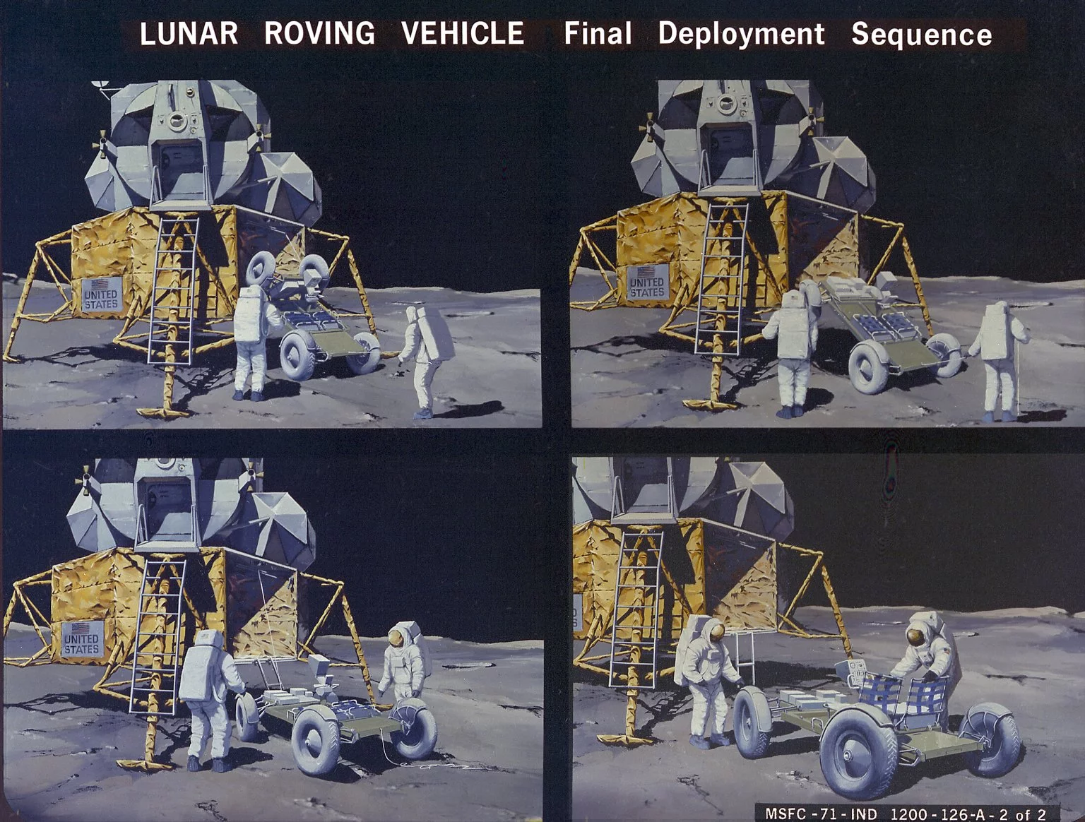 Deploying the Lunar Rover