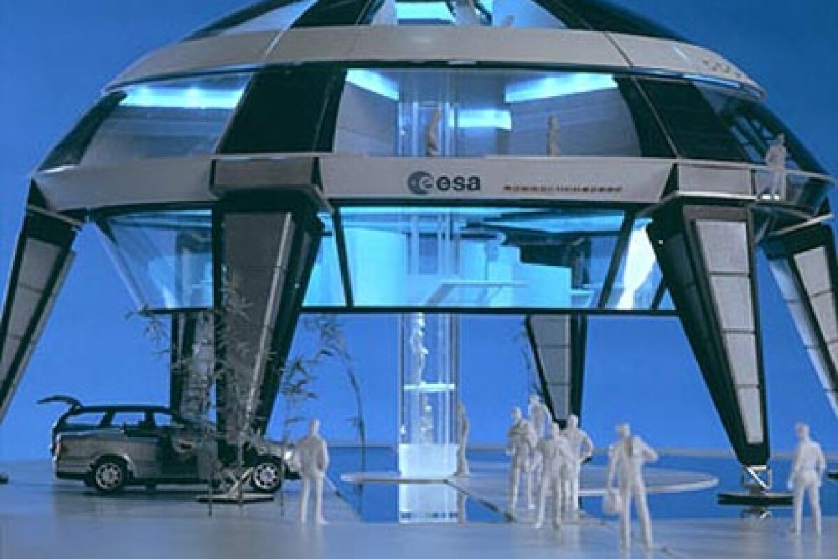 Space houses on Earth