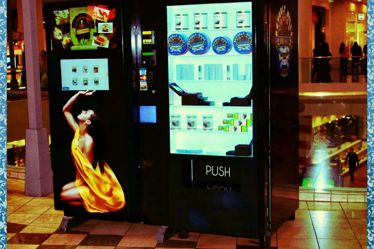 Beverly Hills Caviar has installed vending machines in several Los Angeles malls that dispense caviar, escargot, and other gourmet foods