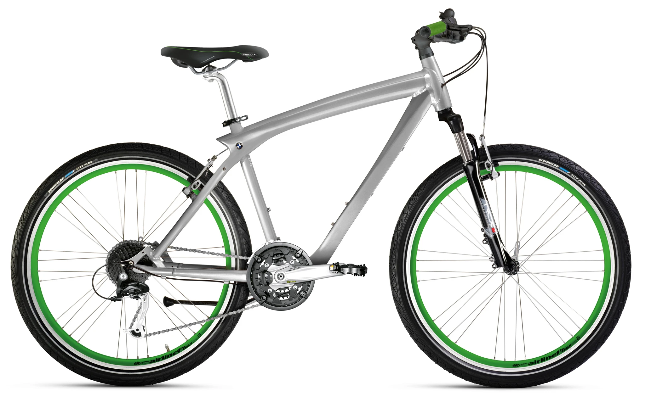 The 2012 BMW Cruise Bike is available in "fresh green"