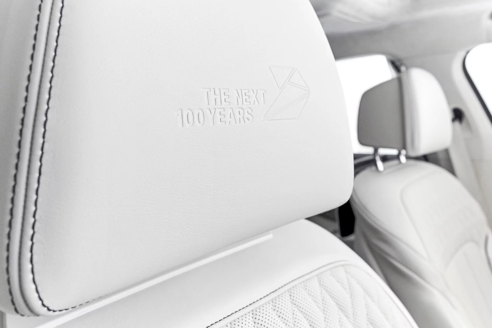 The 7 Series The Next 100 Years has fine grain Merino full leather trim in "Smoke White"