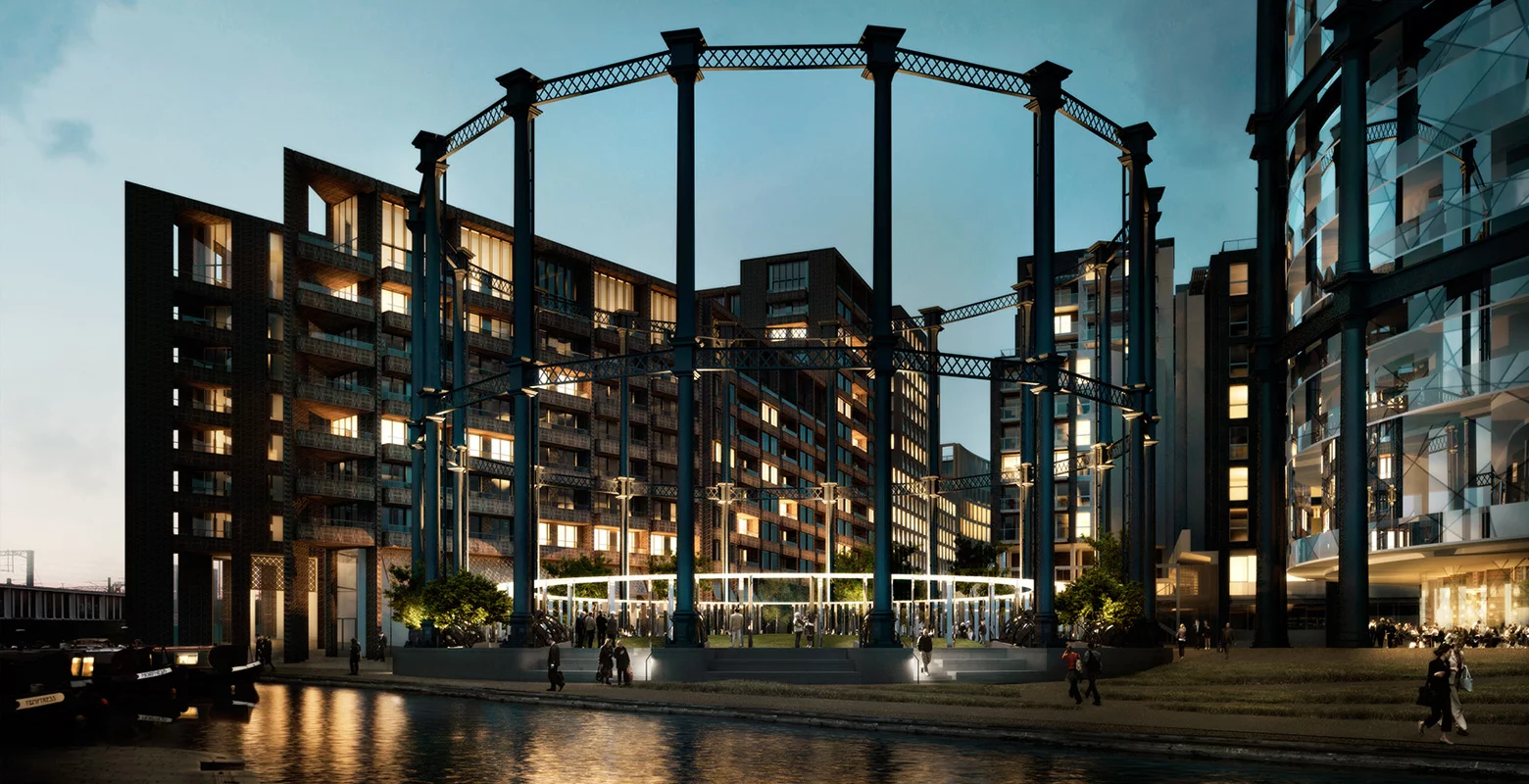 Three other historic gasholders are also said to have been dismantled and are due for reconstruction as part of an apartment development next to Gasholder Park